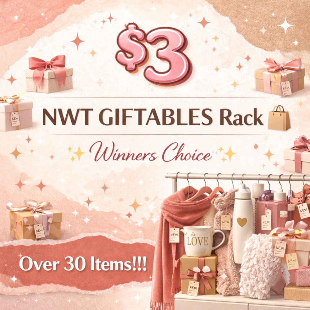 🛍️ $3 NWT GIFTABLES RACK 🛍️ WINNERS CHOICE  🎁
